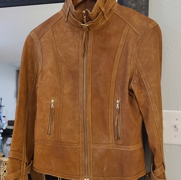 Andrew Marc Leather Jacket - Picture 10 of 14